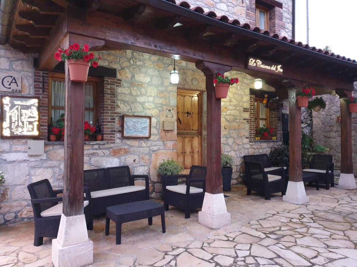 Gasthaus La Casona Del Jou Ortiguero Exterior foto